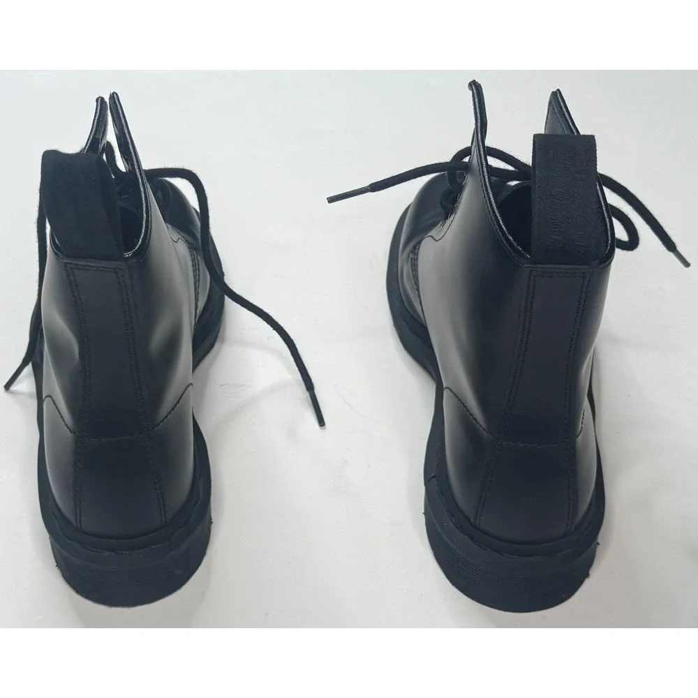 Dr.‎ Martens 1460 Mono Men's Black Mono Smooth Lace Up Boots Size 8M
